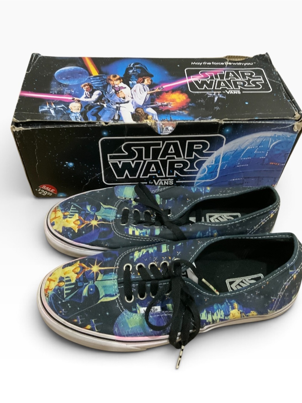Vans Star Wars - A New Hope Movie Poster Lace Up Shoes  - Mens  9.5 w/Box